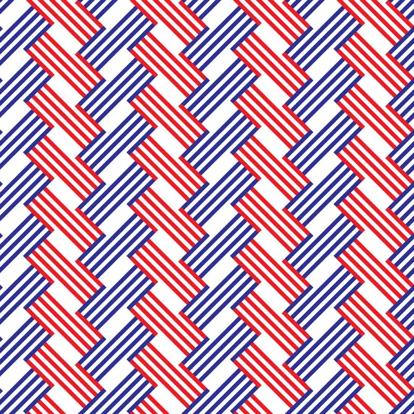 Pattern Blue Red Fibers White Background Abstract Vector Wallpaper Seamless — 스톡 벡터