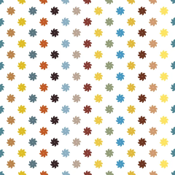 Abstract Kleurrijke Bloem Patronen Witte Achtergrond Abstract Vector Wallpaper Naadloze — Stockvector