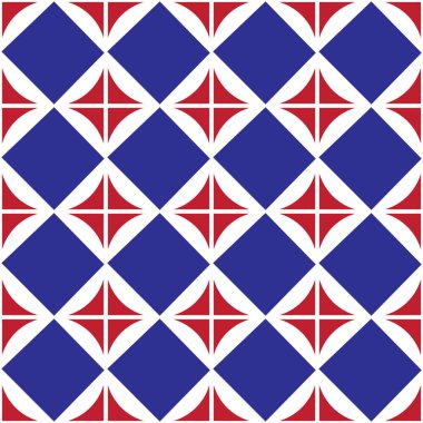 Üç renkli kare dikişsiz desen, Soyut Vektör Duvar Kağıdı, Kusursuz desen arkaplanı.