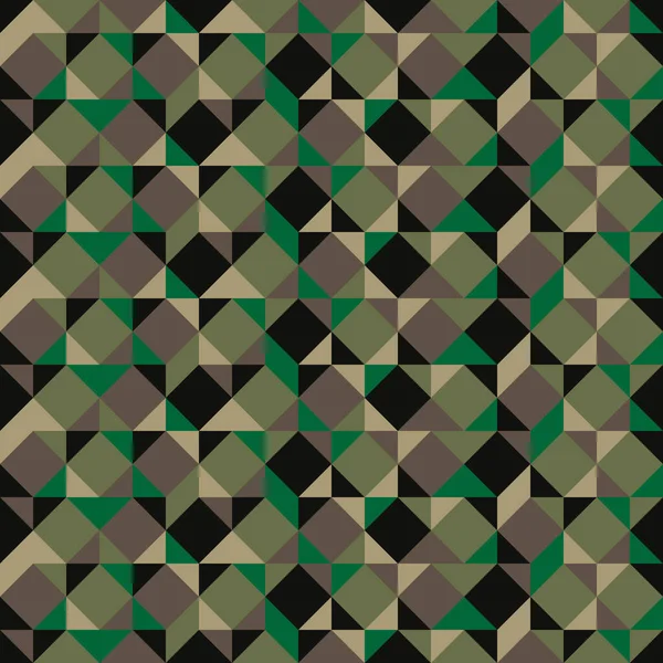 Moderne Vert Militaire Couleurs Forêt Texture Sans Couture Motif Fonds — Image vectorielle