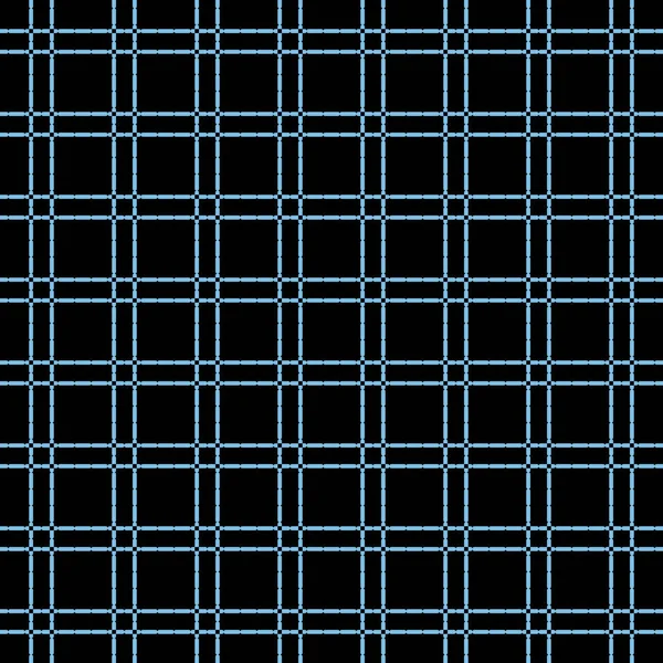 Abstrakcyjne Niebieskie Kwadratowe Wzory Linii Czarnym Tle Streszczenie Tapety Wektorowej — Wektor stockowy