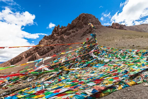 Sútra stuhami v Tibetu — Stock fotografie