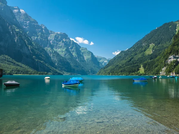 Kloentaler lake in Summer — Stock Photo, Image