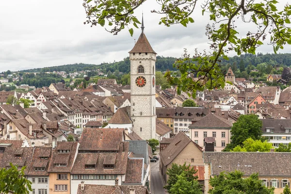 Widok miasta Schaffhausen — Zdjęcie stockowe