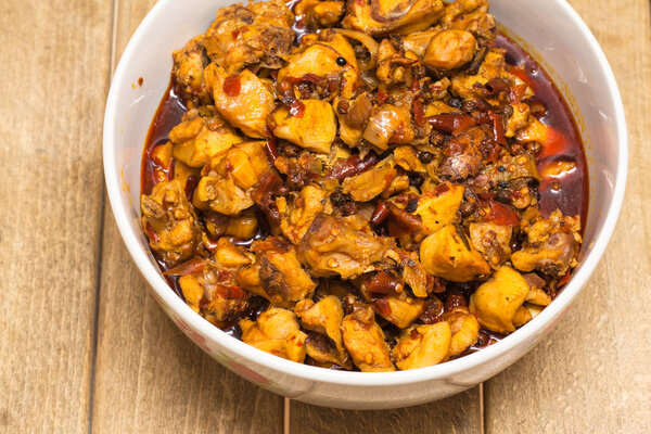 Пряное кроличье мясо
