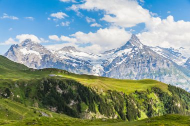 Schreckhorn, İsviçre Alpleri görünümünü
