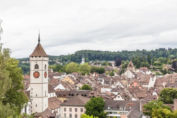 View of Schaffhausen old town — Stock Photo, Image