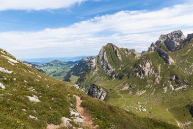 Görünüm Alpstein masifinin