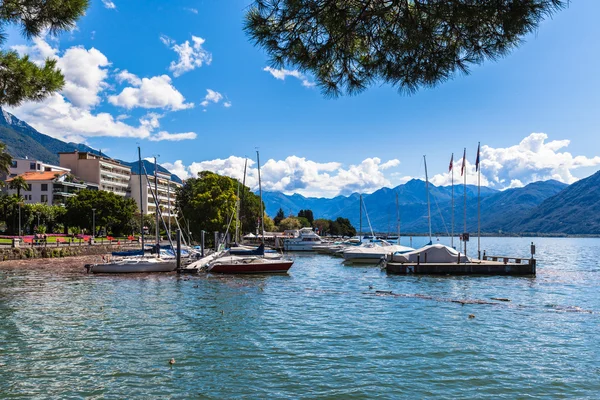 Lake of Lucarno — Stock Photo, Image