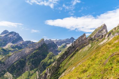 Santis ve Alpstein massif