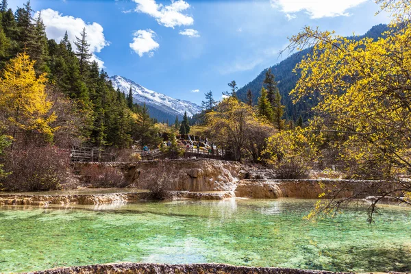 Huanlong national park in Sichuan Province, China — Stock Photo, Image