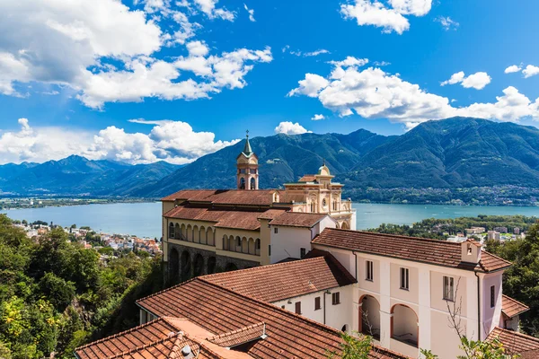 Madonna del sasso igreja — Fotografia de Stock