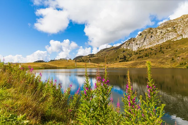 Bettmersee im wallis — Stockfoto