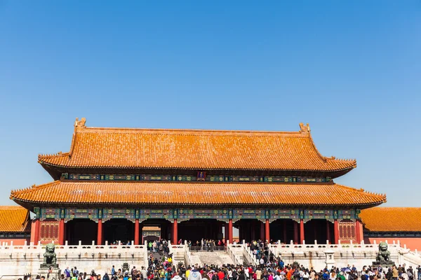 Toutists in the forbidden city — Stock Photo, Image