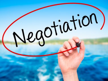 Adam el anlaşması ile siyah kalemi görsel ekranda yazma.