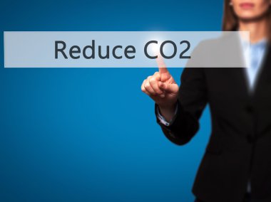 CO2 - dokunmatik ekran butonuna işkadını el basarak azaltmak 