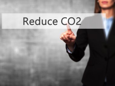 CO2 - dokunmatik ekran butonuna işkadını el basarak azaltmak 