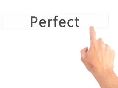 Perfect - El bulanık arka plan kavramı o bir düğmeye basarak