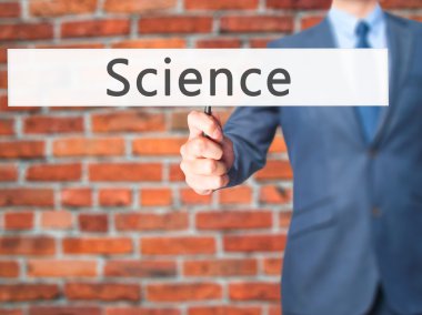 Bilim - İşadamı el tutma işareti