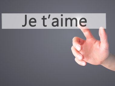 İş yaratma - dokunmatik ekran butonuna işadamı el basarak