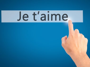 İş yaratma - dokunmatik ekran butonuna işadamı el basarak