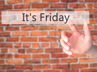 İş yaratma - dokunmatik ekran butonuna işadamı el basarak 