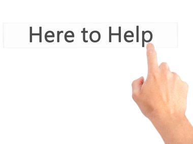 Ücretsiz teklif - dokunmatik ekran butonuna işadamı el basarak