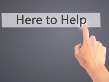 Ücretsiz teklif - dokunmatik ekran butonuna işadamı el basarak