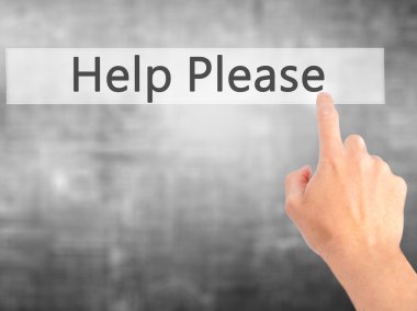 Ücretsiz teklif - dokunmatik ekran butonuna işadamı el basarak