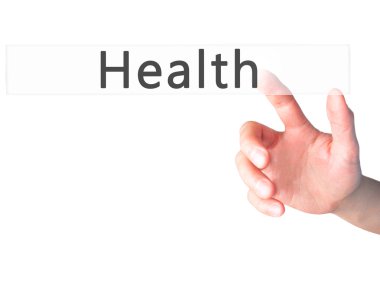 Ücretsiz teklif - dokunmatik ekran butonuna işadamı el basarak