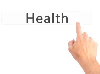 Ücretsiz teklif - dokunmatik ekran butonuna işadamı el basarak