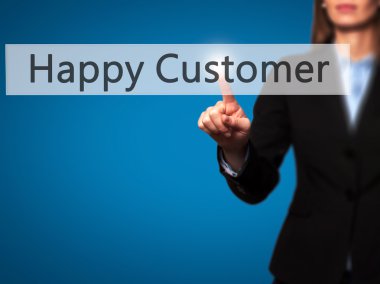 Ücretsiz teklif - dokunmatik ekran butonuna işadamı el basarak