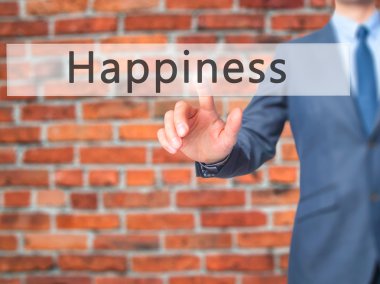 Ücretsiz teklif - dokunmatik ekran butonuna işadamı el basarak