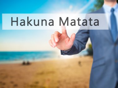 Ücretsiz teklif - dokunmatik ekran butonuna işadamı el basarak