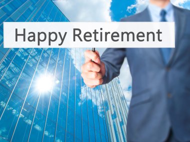 Ücretsiz teklif - dokunmatik ekran butonuna işadamı el basarak