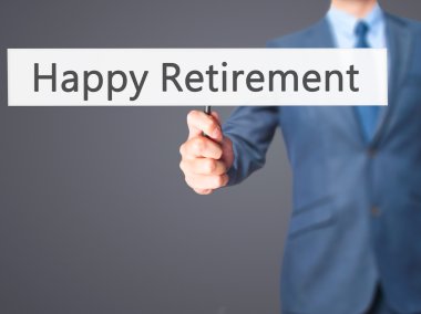 Ücretsiz teklif - dokunmatik ekran butonuna işadamı el basarak