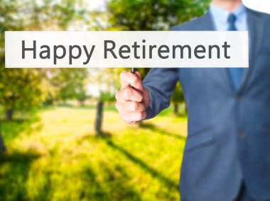 Ücretsiz teklif - dokunmatik ekran butonuna işadamı el basarak