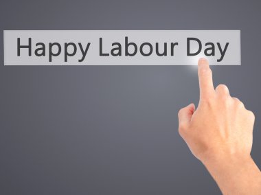 Ücretsiz teklif - dokunmatik ekran butonuna işadamı el basarak