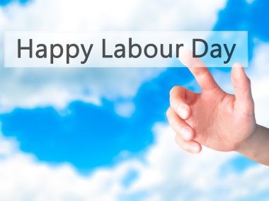 Ücretsiz teklif - dokunmatik ekran butonuna işadamı el basarak