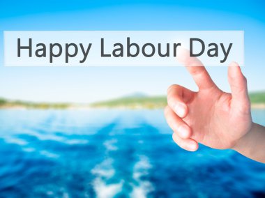 Ücretsiz teklif - dokunmatik ekran butonuna işadamı el basarak