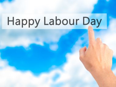 Ücretsiz teklif - dokunmatik ekran butonuna işadamı el basarak