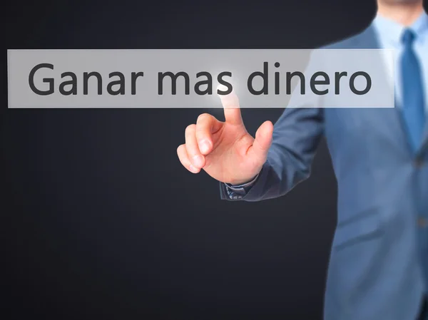 Oferta Gratuita - Empresario pulsando el botón de mano en la pantalla táctil en — Foto de Stock