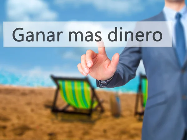 Oferta Gratuita - Empresario pulsando el botón de mano en la pantalla táctil en — Foto de Stock