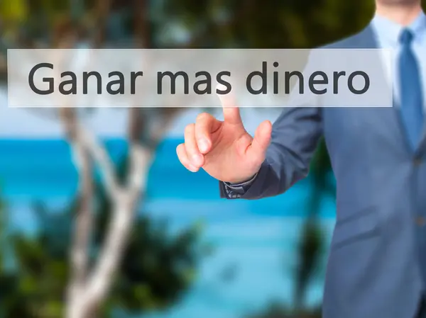 Oferta Gratuita - Empresario pulsando el botón de mano en la pantalla táctil en — Foto de Stock