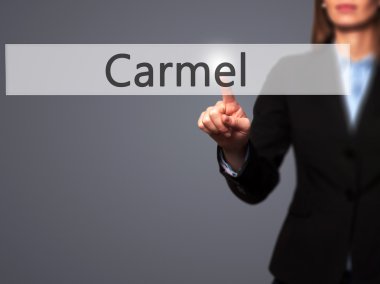 Carmel - dokunmadan veya düğmeye işaret izole el