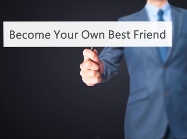 Kendi En İyi Arkadaşınız Ol - İşadamı el tutma işareti