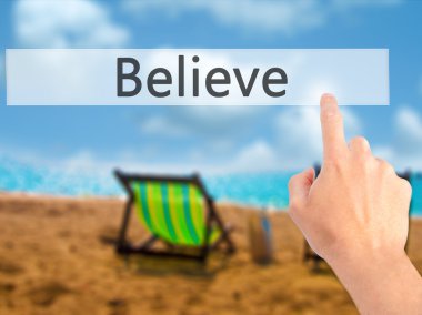 -Arka plan bulanık kavramı o üzerinde bir düğmeye basarak el inan