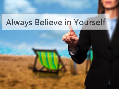 Her zaman inanıyorum kendine - el dokunmadan veya po izole