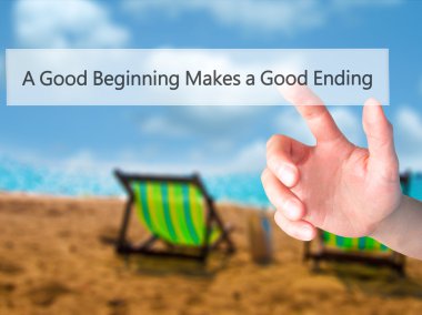 İyi Bir Başlangıç İyi Bir Son Yapar - El düğmesine basarak