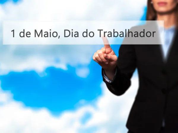 1 de Maio, Dia do Trabalhador (en portugués: 1 de mayo, Día del Trabajo) ) —  Fotos de Stock